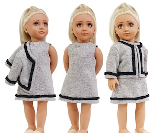 American Girl Doll Clothes - 1950's Inspired Jacket & Dress