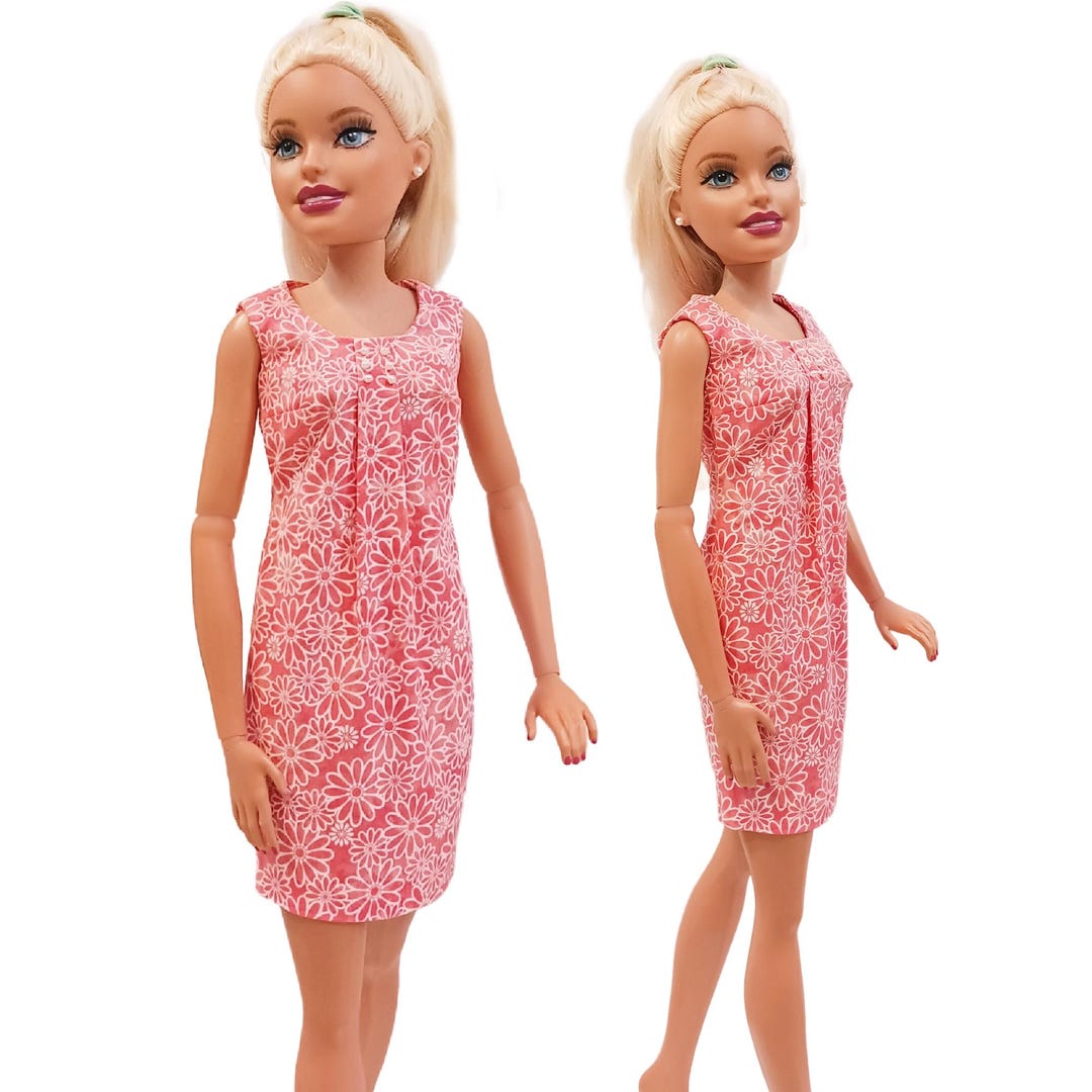 Coral Baby Doll Dress main image 0
