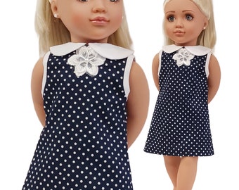 18 In Doll Dress for American Girl & Our Generation Dolls