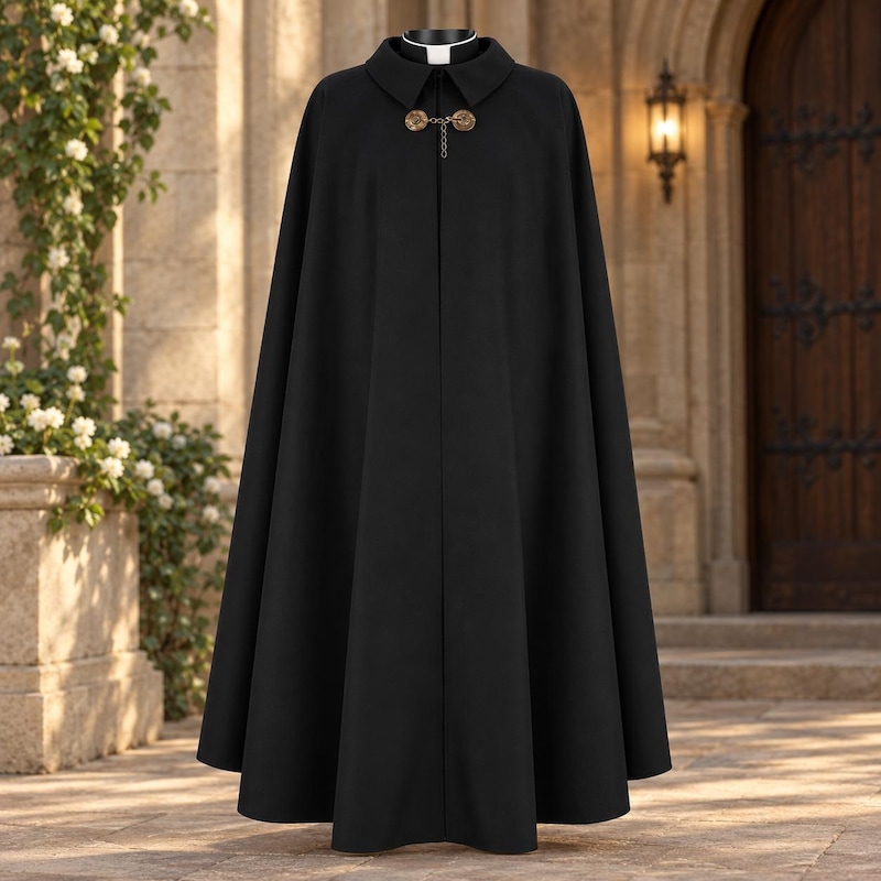 The Cloak Rome Medieval Cleric Cloak - Etsy