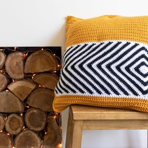 Crochet Cushion Pattern - Sargasso Cushion - PDF crochet pillow pattern