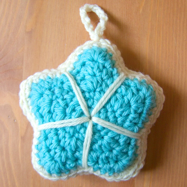 Crochet Star Pattern Stuffed Star Crochet Decoration Pattern PDF image 5