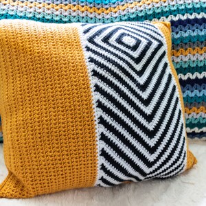Crochet Cushion Pattern Sargasso Cushion PDF crochet pillow pattern image 2
