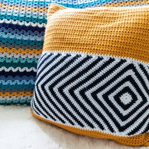 Crochet Cushion Pattern Sargasso Cushion PDF crochet pillow pattern image 5