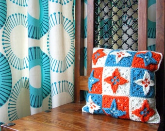 Crochet Cushion Pattern - Stella Cushion - PDF crochet pillow pattern