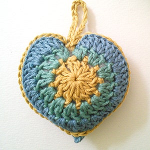 Crochet Heart Pattern Stuffed Heart PDF digital download image 3