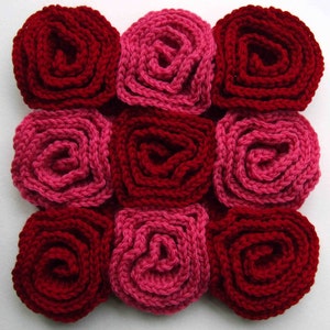 Crochet Square Pattern Rose Crochet Square PDF Instant Download image 3