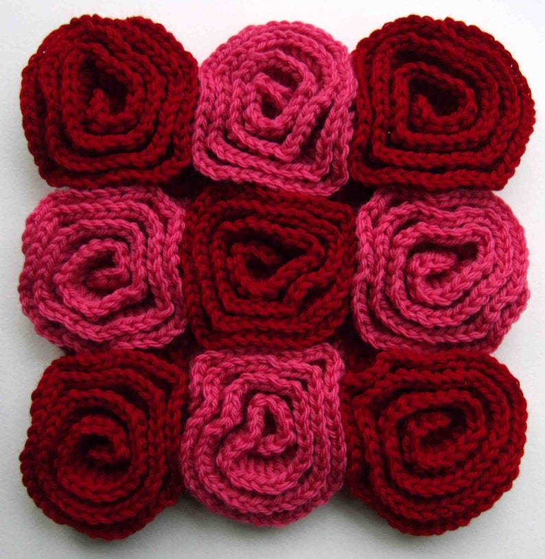 Crochet Square Pattern Rose Crochet Square PDF Instant Download image 3