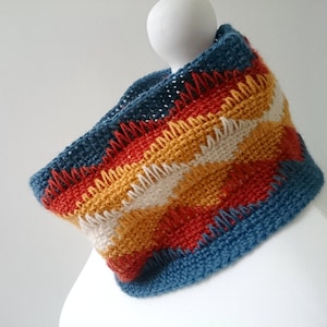 Easy Crochet Cowl Pattern - Pen y Fan Cowl in 3 sizes - PDF crochet neckwarmer pattern