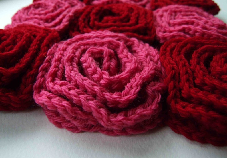 Crochet Square Pattern Rose Crochet Square PDF Instant Download image 1