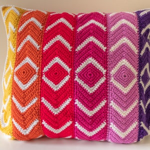 Crochet Cushion Pattern Java Cushion PDF crochet pillow pattern image 2