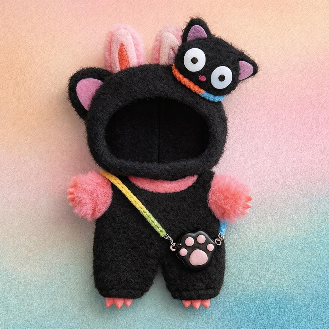 Labubu Cat Labubu Clothes, Labubu Cat Costume - Etsy Canada