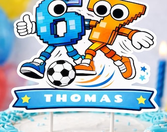 67 Cake Topper, 67 Meme Cake topper Birthday Boy, Six Seven 67 Custom Birthday Cake Topper for Kids Party Decor