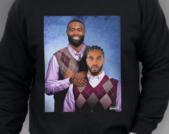 Jayson Tatum & Jaylen Brown Sweater | Celtics Basketball Sweatshirt | Funny Basketball Sweatshirt | Step Brothers | Celtics Fan Gift