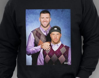 T.J. Watt & Alex Highsmith Sweater | Pittsburgh Football Sweatshirt | Funny Football Shirt | Step Brothers Parody | Steelers Fan Gift