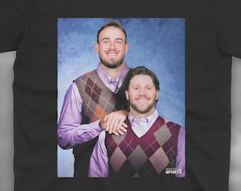 Dalton Kincaid & Josh Allen T Shirt | Buffalo Football Shirt | Funny Football Shirt | Step Brothers | Bills Football Shirt | Bills Gift