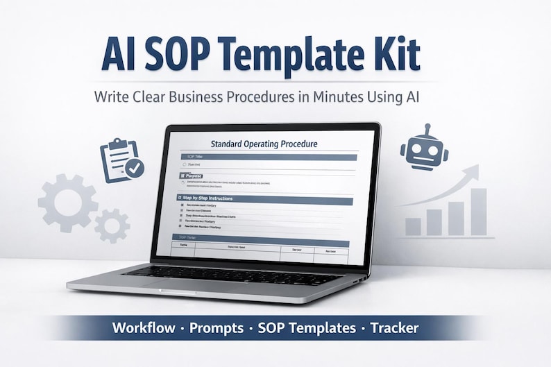 AI SOP Template Kit | Write Business Procedures Fast Using AI ...