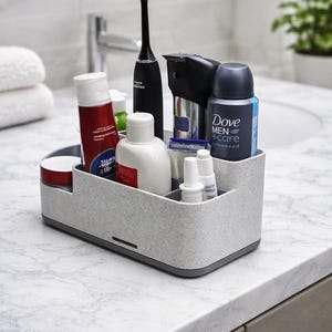 Tocador de baño minimalista con autodrenaje definitivo