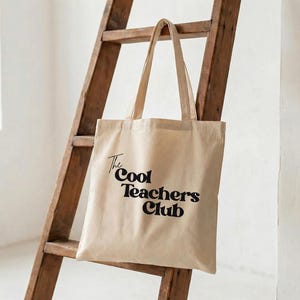 Geschenk für Lehrkräfte, Geschenktasche Jute - The Cool Teachers Club