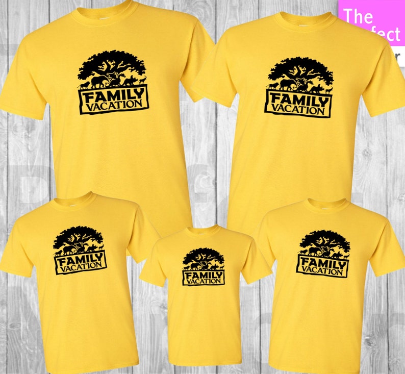 Disney Animal Kingdom Family Vacation Matching T-shirts | Etsy