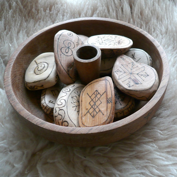 COMMISSION, reserved for Mimmi.  Rune Healing Set. 'Runes of Bifrost' De-Luxe Version (3)