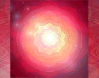 giclee print, Mandala of the Rose
