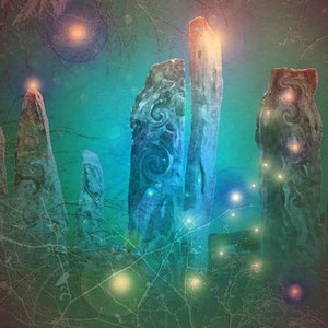 Magical Stones, giclee print, limited edition