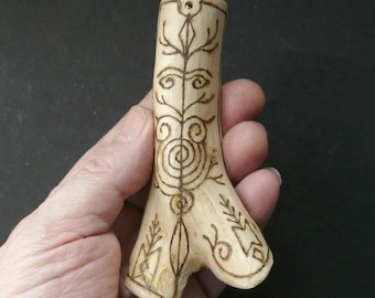 Colgante del espíritu del castaño dulce 'Myrddin dentro de la tierra' (3)