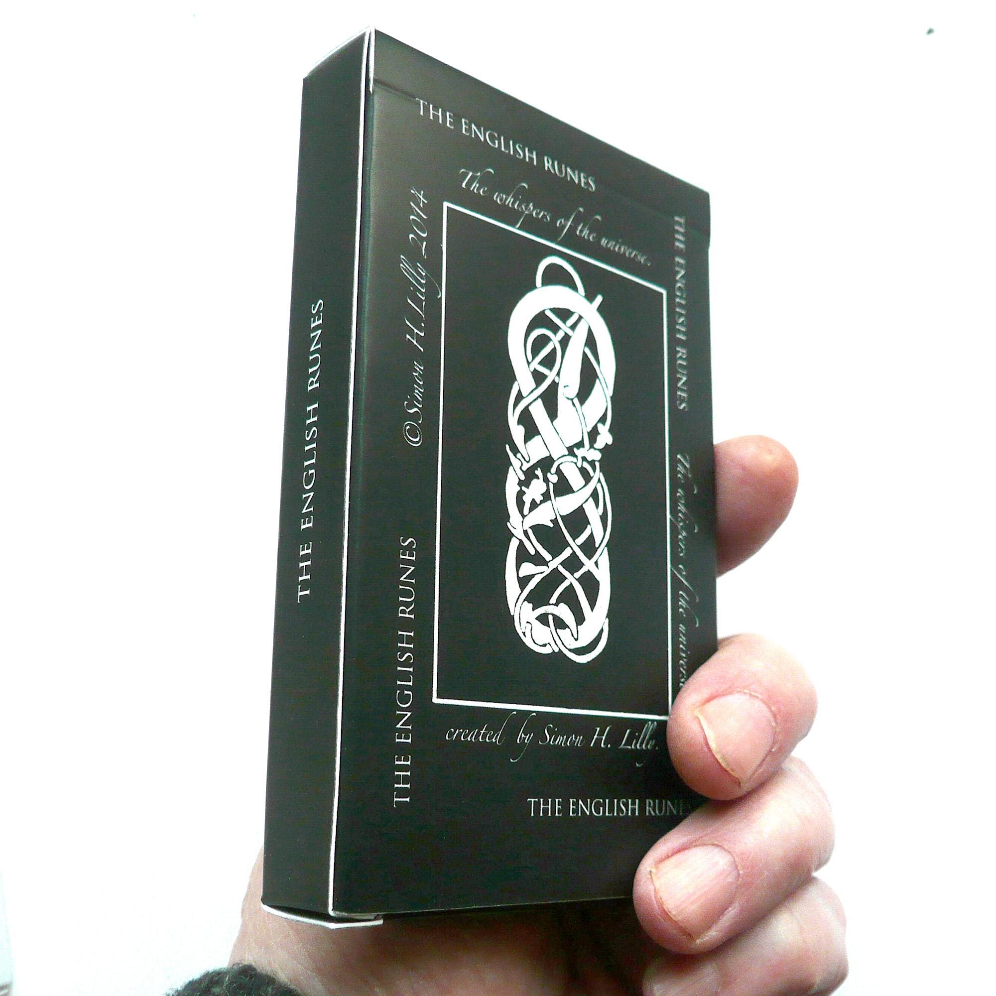 The English Runes Card Set (black) - Etsy