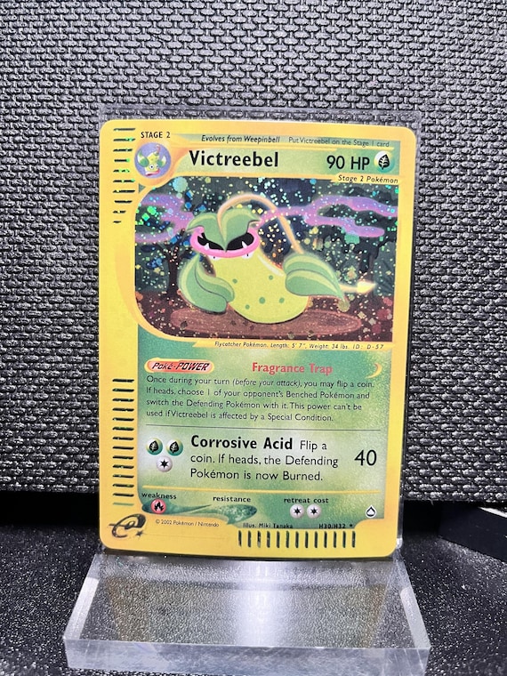 Victreebel H30/H32 Aquapolis Style Holographic Proxy Pokémon Card – Vintage E‑Series Inspired Grass Pokémon