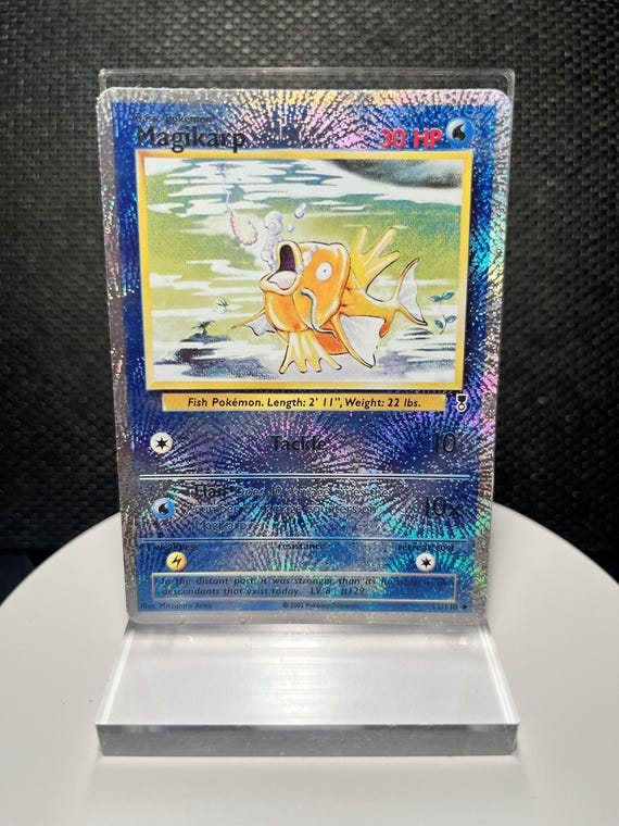 Magikarp 52/110 Reverse Holofoil Proxy Card – Legendary Collection Set – Vintage Water Pokémon Holo Display Card