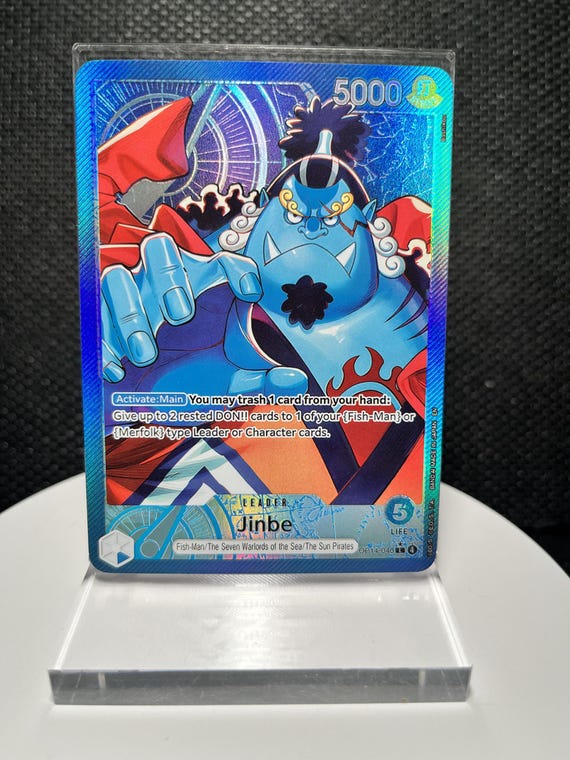 Jinbe Alternate Art | The Azure Sea's Seven OP14-040 (L) | One Piece Leader Foil Collectible