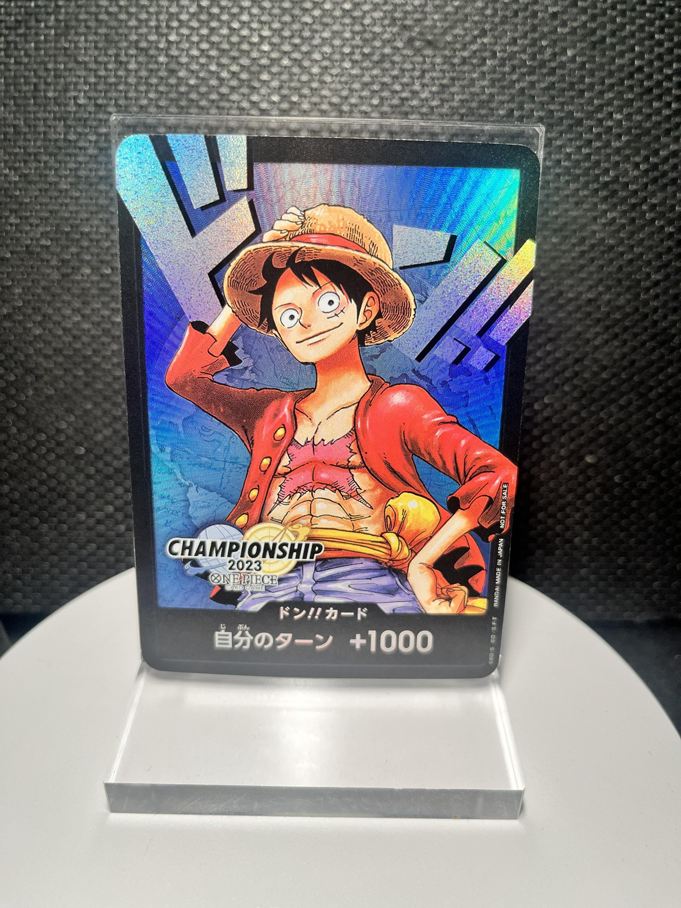 【英語版】top player luffy ワンピースchampionship One Piece Luffy Championship - Etsy