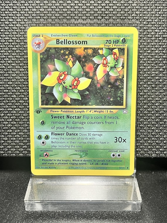 Neo Genesis Bellossom (3) – Holo Rare 1st Edition Holofoil | Neo Era Collection Proxy