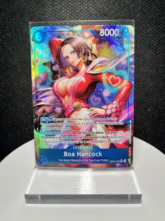Boa Hancock | Heroine's Edition EB03-026 (SR) | Alternate Art Holographic One Piece Proxy Card