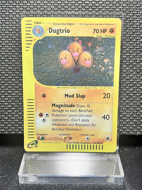Dugtrio Expedition Set (10) Holo Rare Proxy Card | e‑Reader Era Collection | Pokémon Style Custom Card | Display Collectible