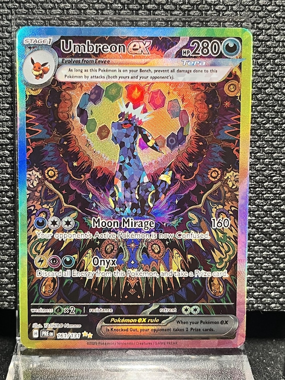 Umbreon ex – Custom Tera Full Art Holo Proxy Card