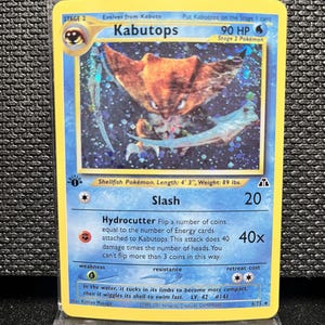 kabutops holographic pokemon card Shining Kabutops 2002 Pokemon Neo Destiny Holo Rare #108 PSA Authenticated 6 Card
