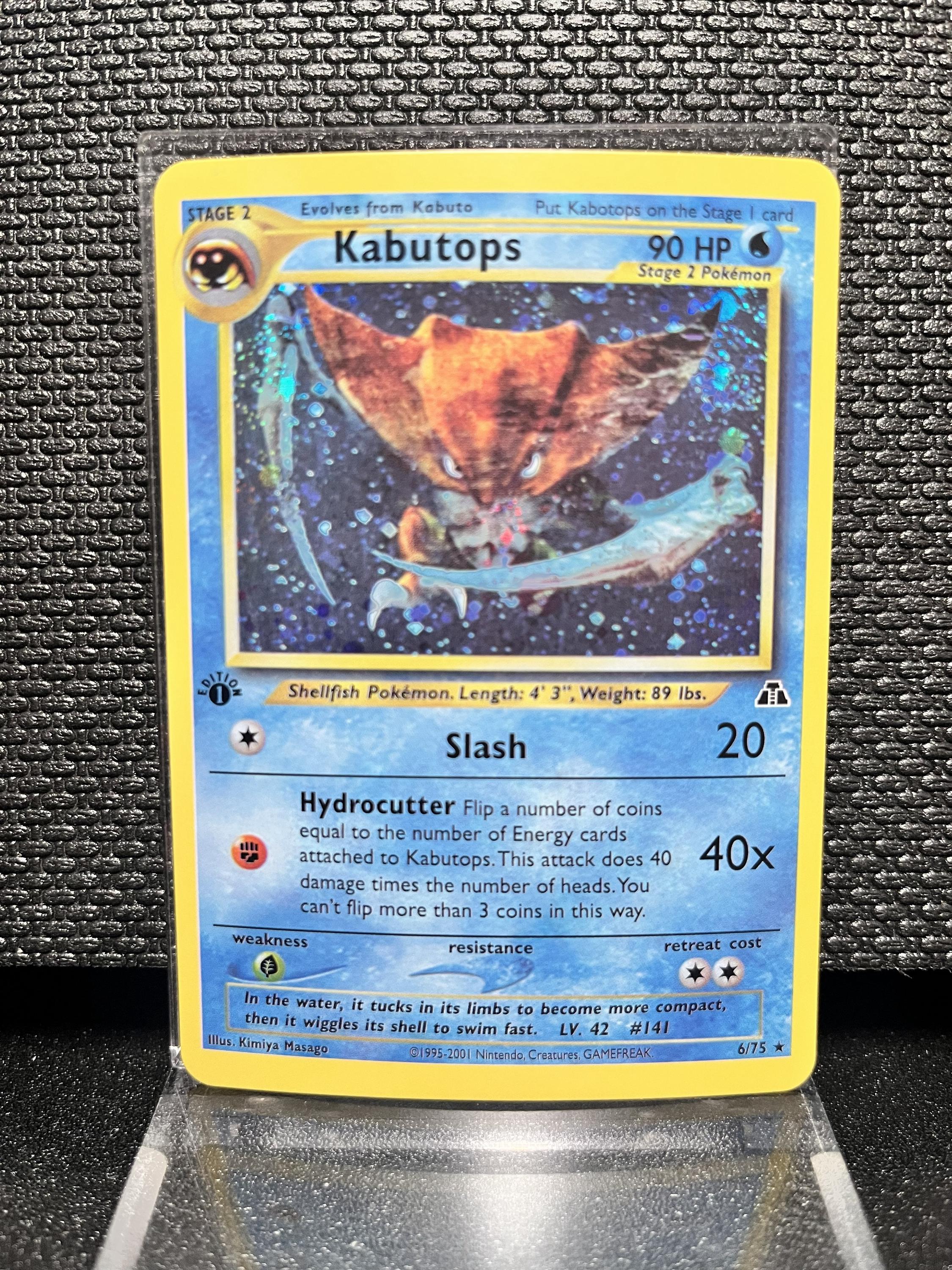 Kabutops Holo - Etsy
