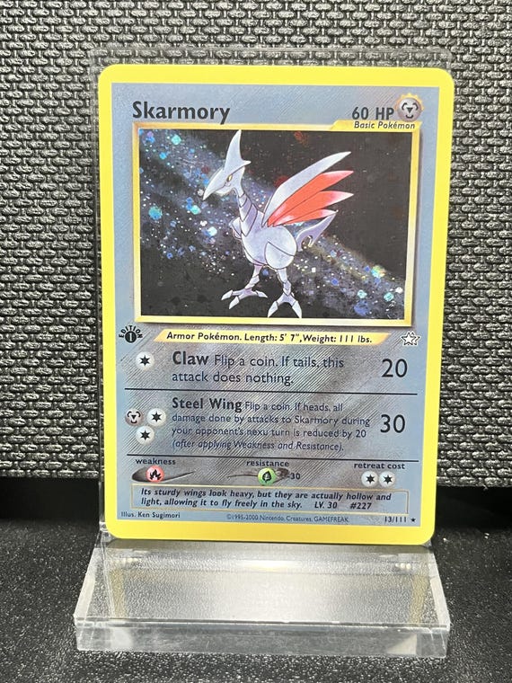 Neo Genesis Skarmory (13) – Holo Rare 1st Edition Holofoil | Neo Era Collection Proxy