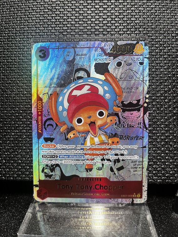 Tony Tony Chopper Proxy Card – Holographic Textured Collectible (EB01-006)