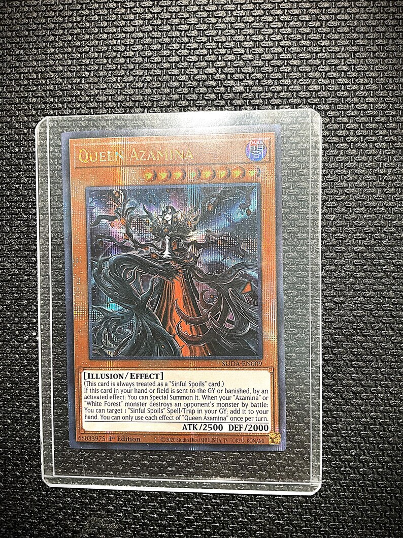 Azamina Queen Azamina | Collectible Yu-gi-oh! Card | Replica - Etsy