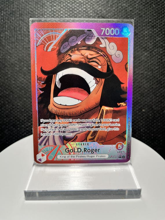 Gol D. Roger Alternate Art | Carrying On His Will OP13-003 (L) | One Piece Leader Foil Collectible Proxy Card