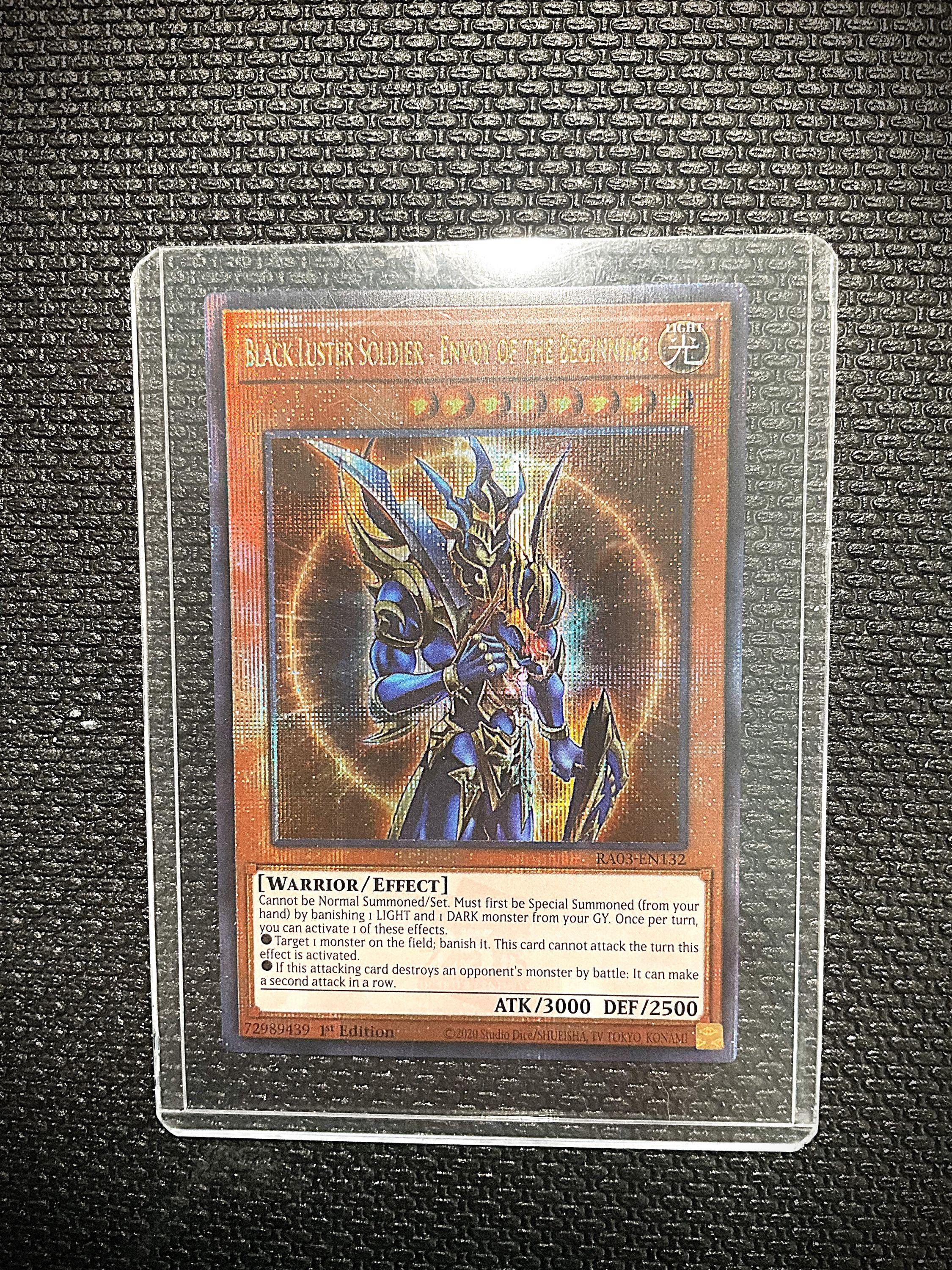 Black Luster Soldier Envoy of the Beginning | Collectible Yu-gi-oh! Card Replica - Etsy Black Luster Soldier Envoy of the Beginning | Collectible Yu-gi-oh! Card Replica - Etsy
