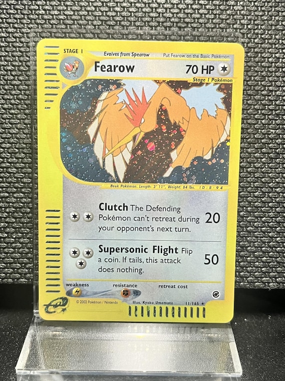 Fearow Expedition Set (11) Holo Rare Proxy Card | e‑Reader Era Collection | Pokémon Style Custom Card | Display Collectible