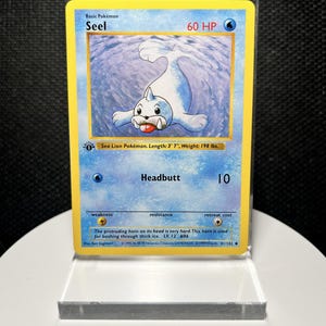 seel pokemon card value - 086/165 - Pokemon 151 - Reverse Foil [1W] Ice Beam (10) Flip a coin Seel - Etsy