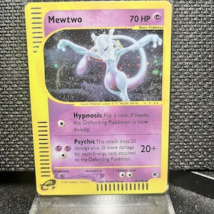 mewtwo holographic pokemon card value EX - 52/108 - Evolutions Celebrate the incredible history of the TCG hobby by adding this Mewtwo 1999 Pokemon Base Set Holo Rare #10 PSA Authenticated 7 Card to your vault 10 Most Valuable Mewtwo Pokemon