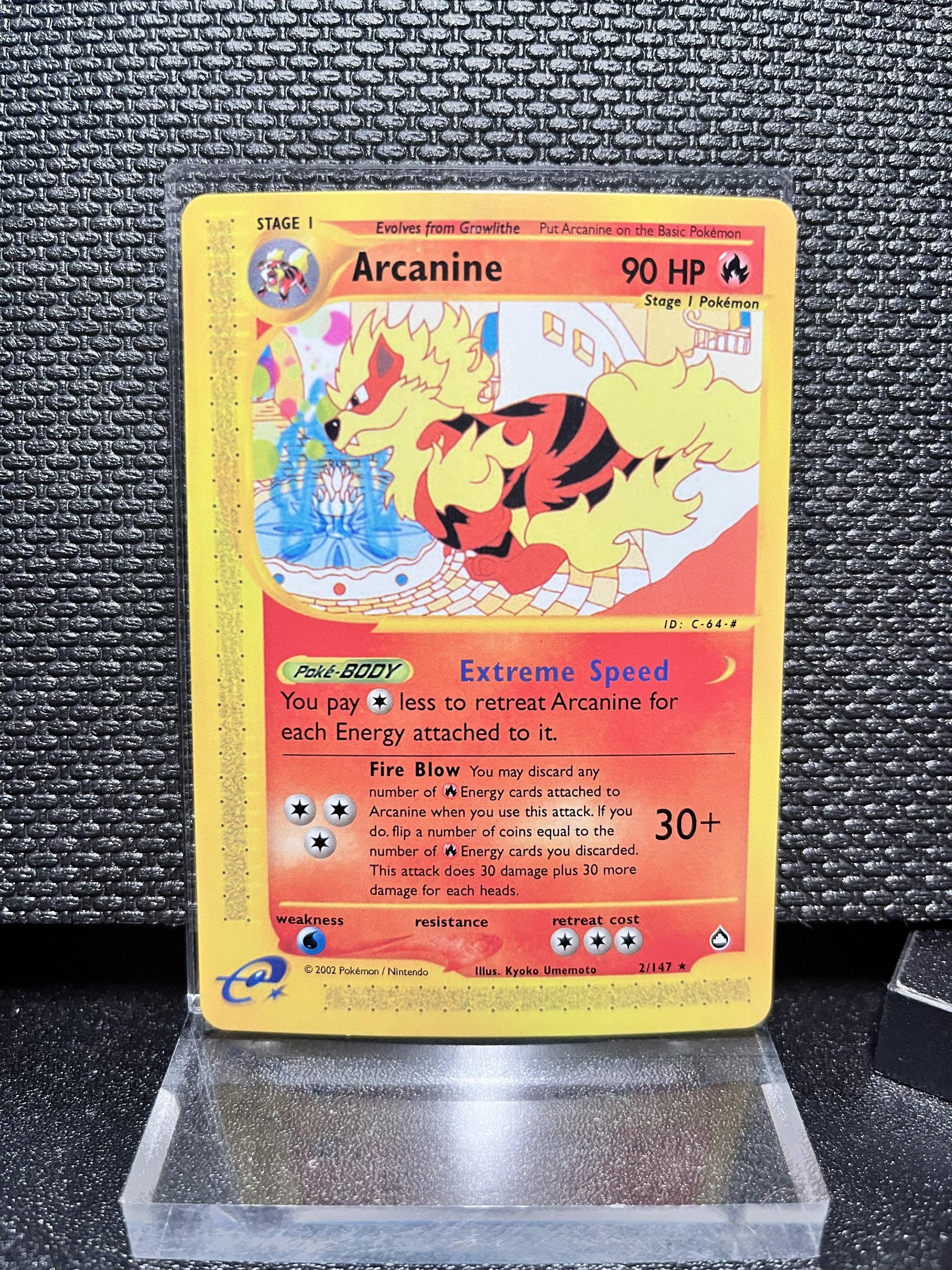 Arcanine Holo Card - Etsy Arcanine Holo Card - Etsy