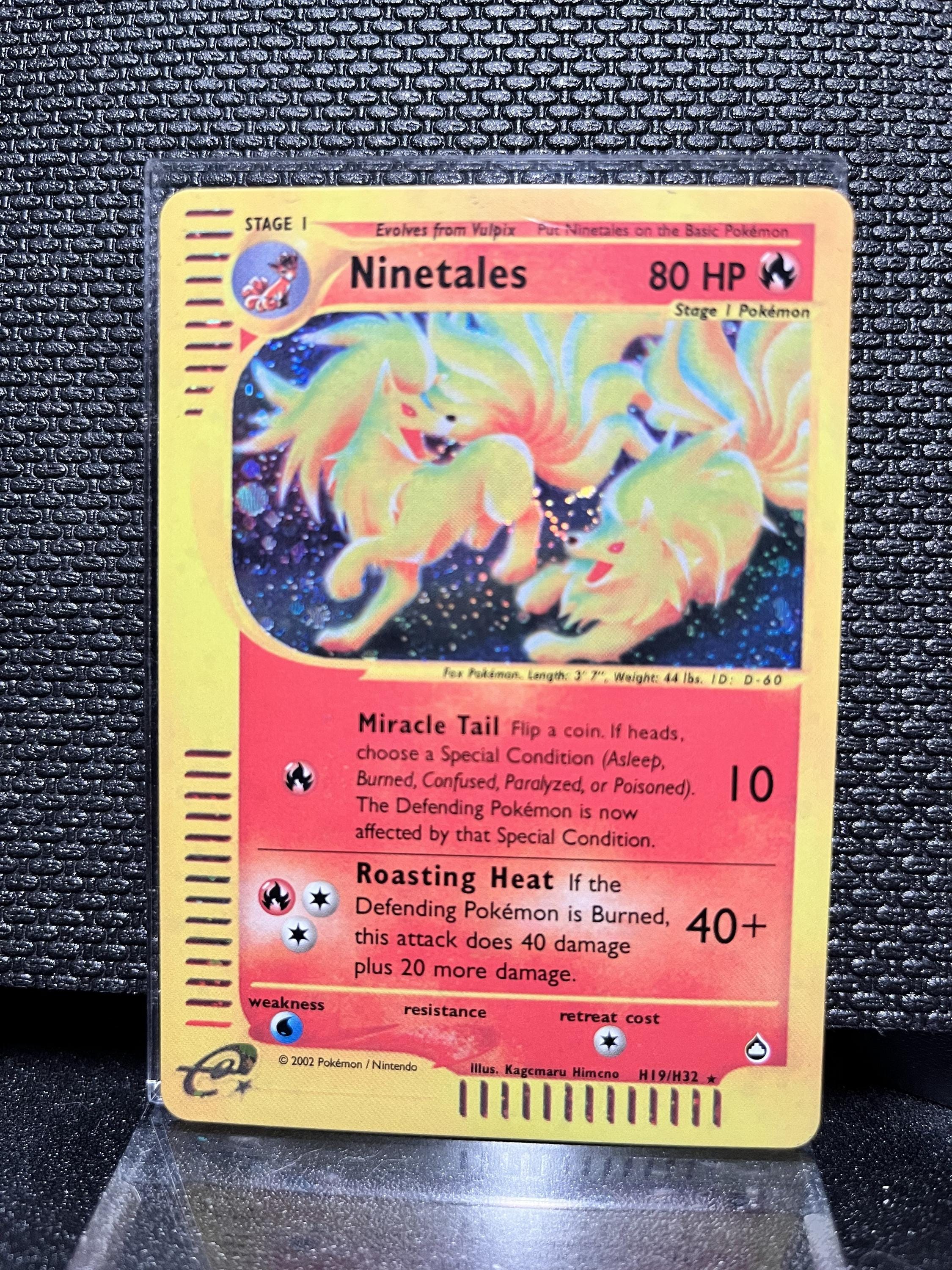 Custom Ninetales Card - Etsy
