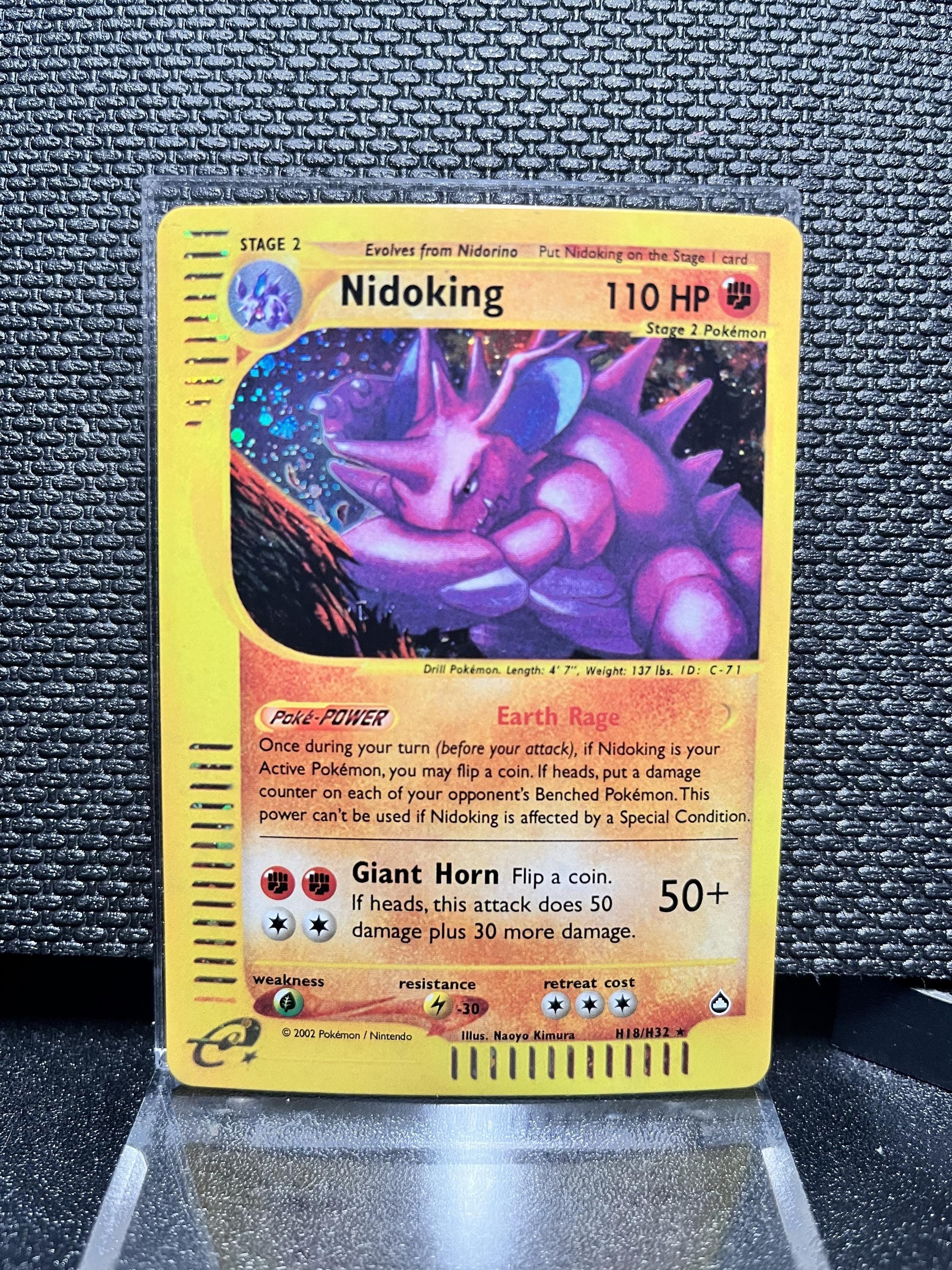 Nidoking Card - Etsy Nidoking Card - Etsy